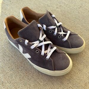 Veja Bastille Suede Sneakers Women’s Size 10 Purple Mauve White